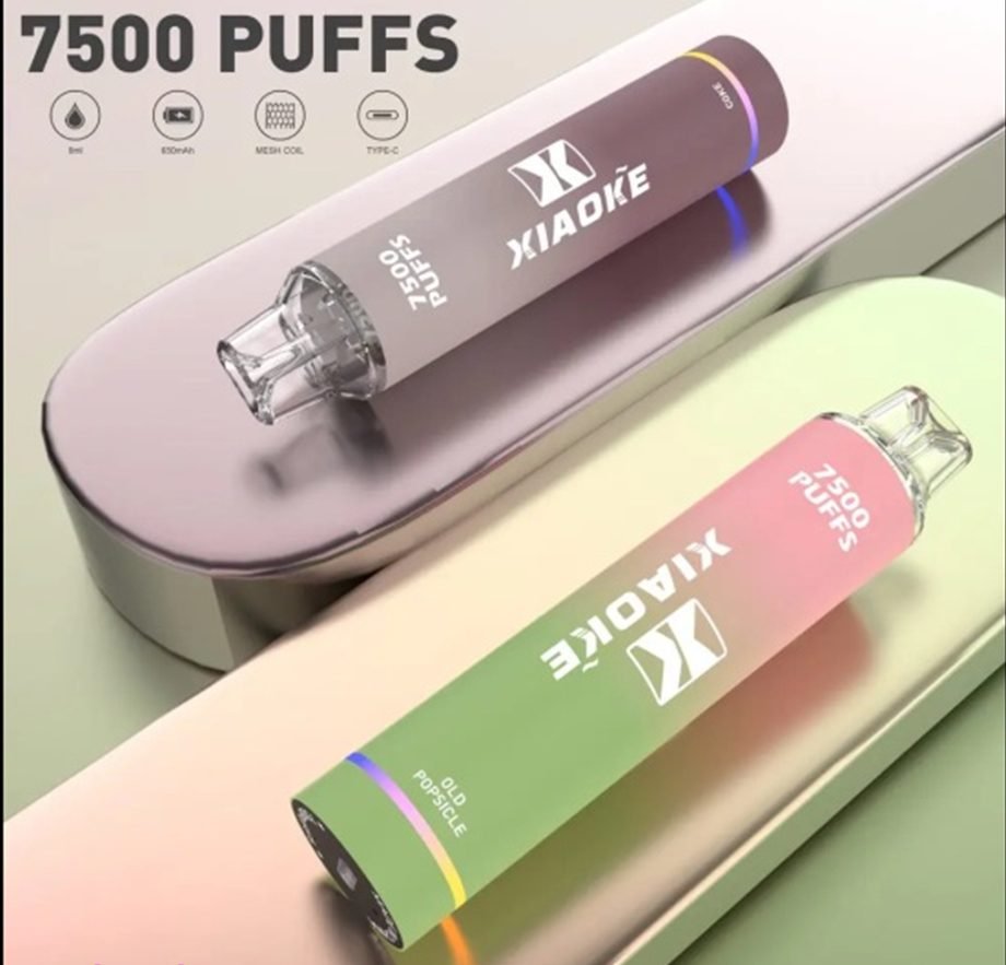 xiaoke 7500 puffs拋棄式電子煙 梟客一次性電子煙 大容量拋棄式煙桿 台灣現貨|煙潮商城